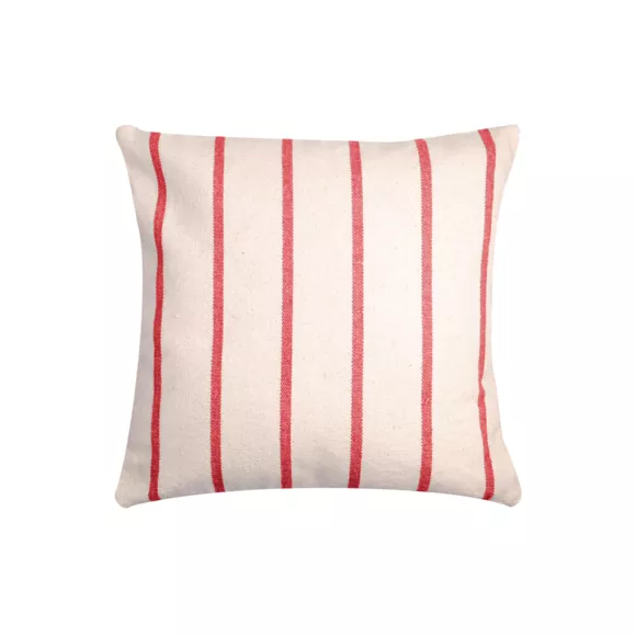 Coussin extérieur carré toile de coton (50 x 50 cm) Ocealys Rouge