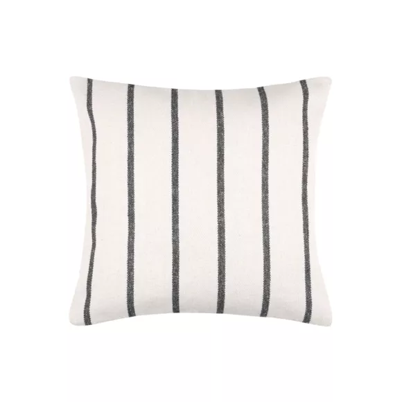 Coussin extérieur carré toile de coton (50 x 50 cm) Ocealys Noir