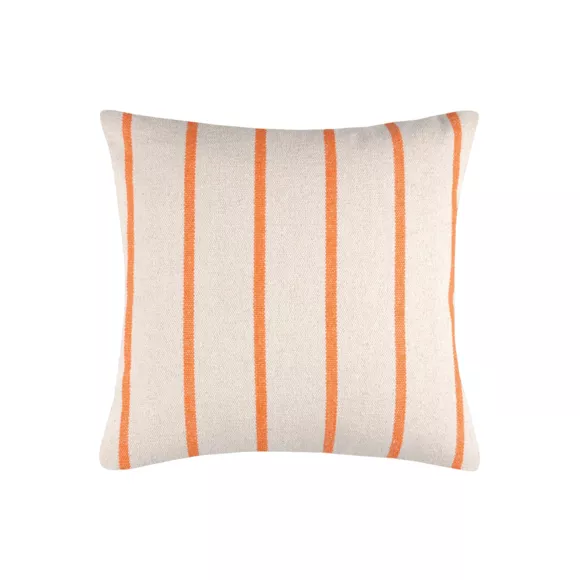Vierkant buitenkussen van katoenen doek (50 x 50 cm) Ocealys Koraal