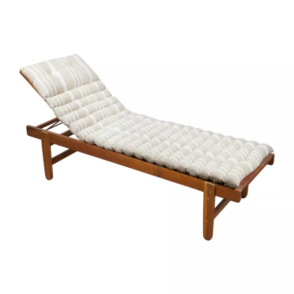 Coussin de transat enroulable (180 x 60 cm) Nautica Ecru