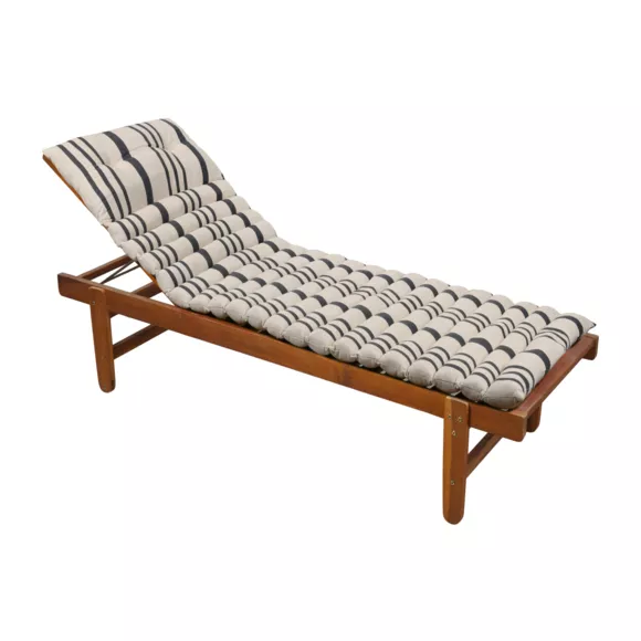 Cojín de tumbona enrrollable (L180 cm) Manduel Gris Pizarra