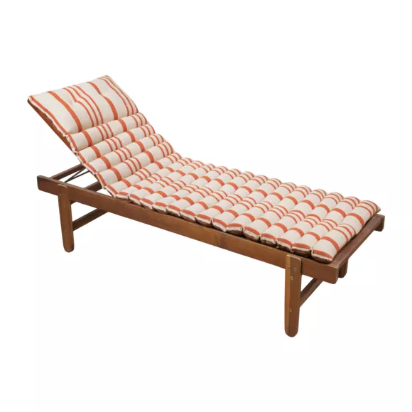 Cuscino lettino da spiaggia arrotolabile  (L180 cm) Manduel Arancione