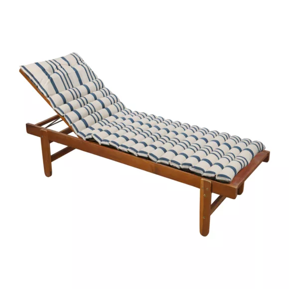 Cuscino lettino da spiaggia arrotolabile  (L180 cm) Manduel Blu marino