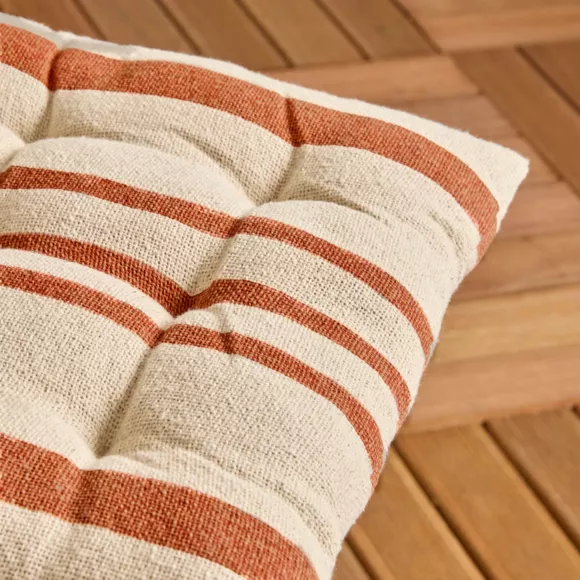 Coussin de chaise extérieur carré (38 x 38 cm) Nautica Orange