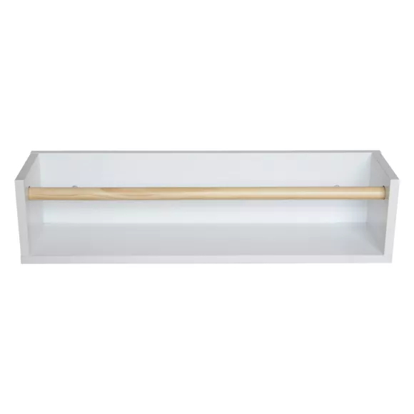 Wandregal Kinderzimmer 1 Ebene (H12 cm) Zoa Weiß