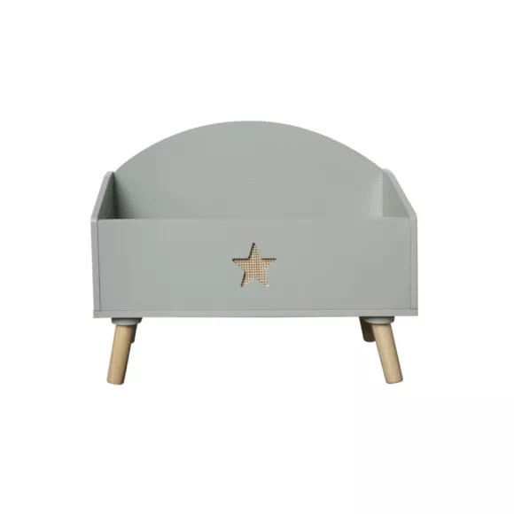 Spielzeugkiste Kinderzimmer Holz (H44 cm) Stars Vert