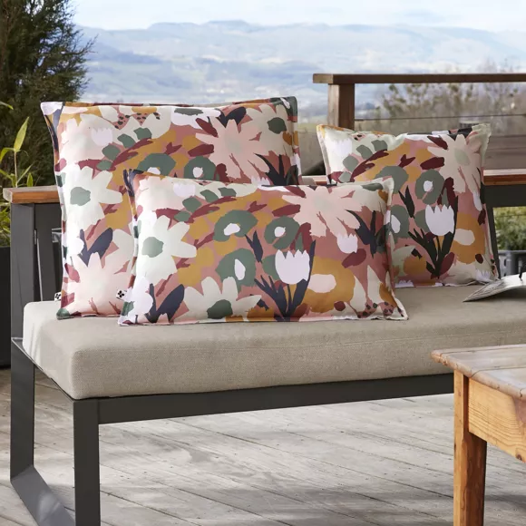 Housse de coussin 45 x 45 cm Polyester imprimŽ + enduction LƒANE