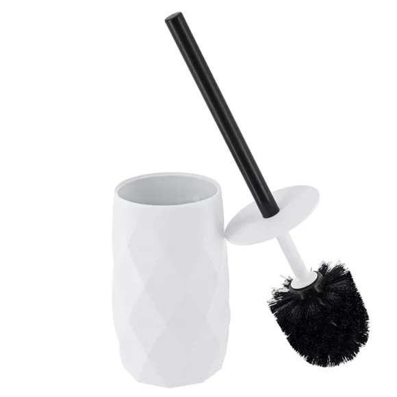 BROSSE WC ABS + RUBBER - BLANC