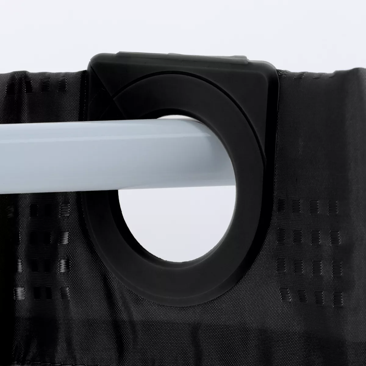 Cortina para ducha (200 cm) Cuadro Negro