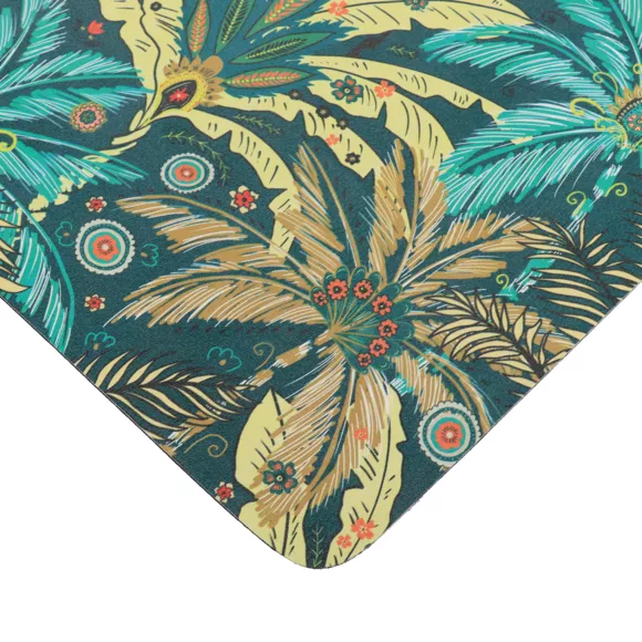 Natuurrubber antislip badmat (45 x 60 cm) Droom van elders Groen