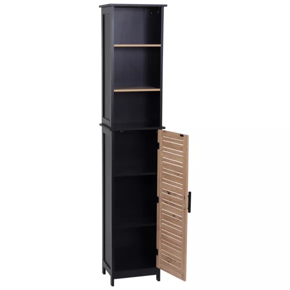 COLONNE MDF 1 PORTE + 3 ETAGERES MDF - BERGEN