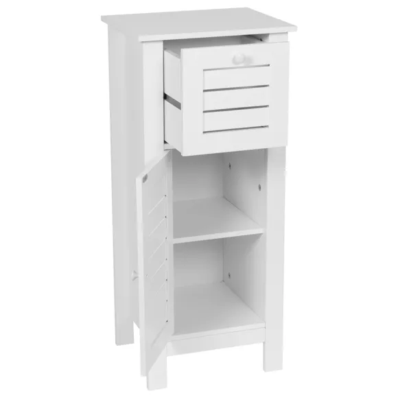 MEUBLE BAS 1 PORTE/1 TIROIR MDF - SANTORIN