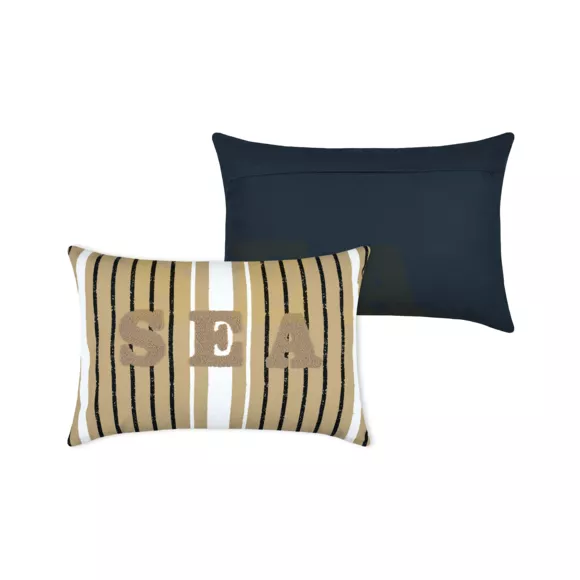 Rechthoekig katoenen kussen (40 x 60 cm) Maritiem Beige