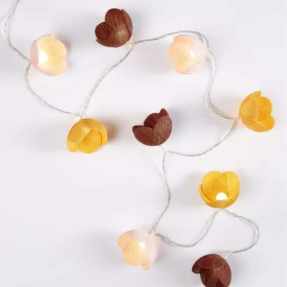 Guirlande lumineuse LED enfant (135 cm) Fleurs Multicolore