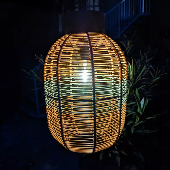 1 Solar suspension dia27.50-H98cm-2L naturel/couleur(s) VERTE