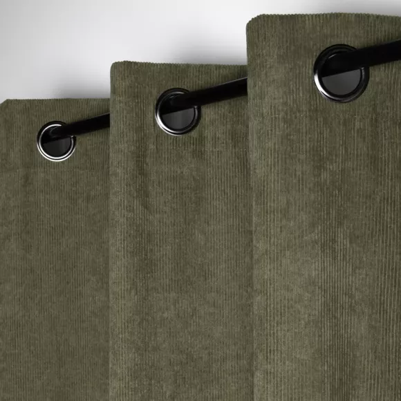 Fluwelen gordijn (140 x 260 cm) Dandy Kaki Groen