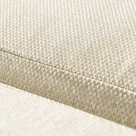 Sillón de jardín de relax en aluminio Amalfi Blanco y beige