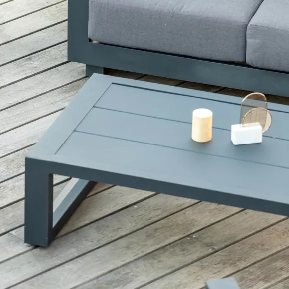 Salontafel rechthoekig Elba - Antraciet