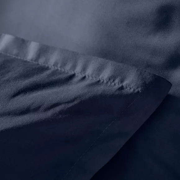 Housse de couette percale de coton (240 x 220 cm) Cali Bleu marine