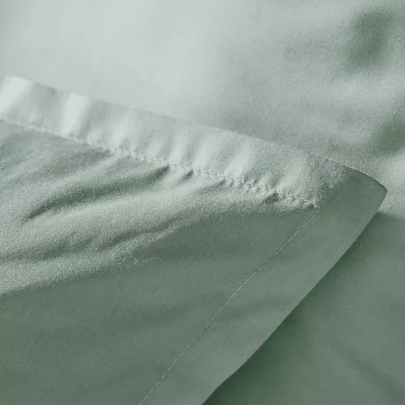EM - Housse de couette 240 x 220 cm Percale unie CALI Eucalyptus