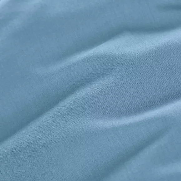 EM - Taie de traversin ¯ 27 x 185 cm Percale unie CALI Bleu ciel