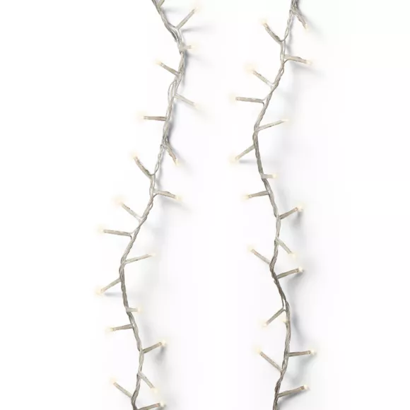 Guirlande lumineuse 11 m 500 LED câble transparent Luxe Blanc chaud