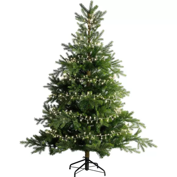 Guirlande lumineuse 11 m 500 LED câble transparent Luxe Blanc chaud