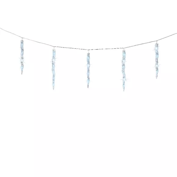 Guirlande lumineuse connectable 3,60 m 60 LED Glaçons effet Flash Blanc froid