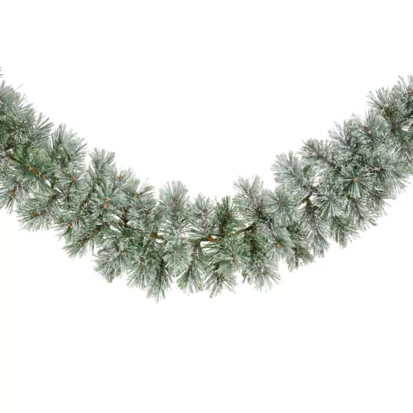1 Cashmere guirlande givre dia25-L270cm vert/blanc A ASSOCIER AVEC AUTRE GUIRLANDE + COURONNE