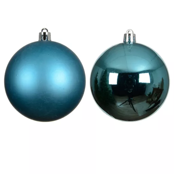 Lot de 16 boules de Noël (D40 mm) Aravis Bleu