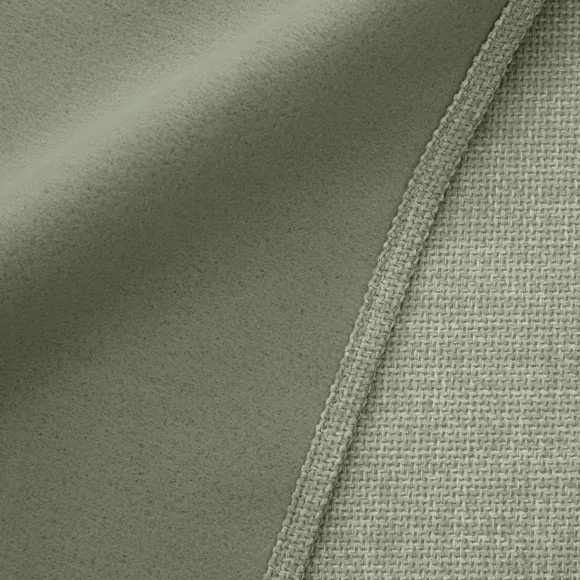Rideau obscurcissant thermique galon fronceur (180 x 260 cm) Alba Vert romarin