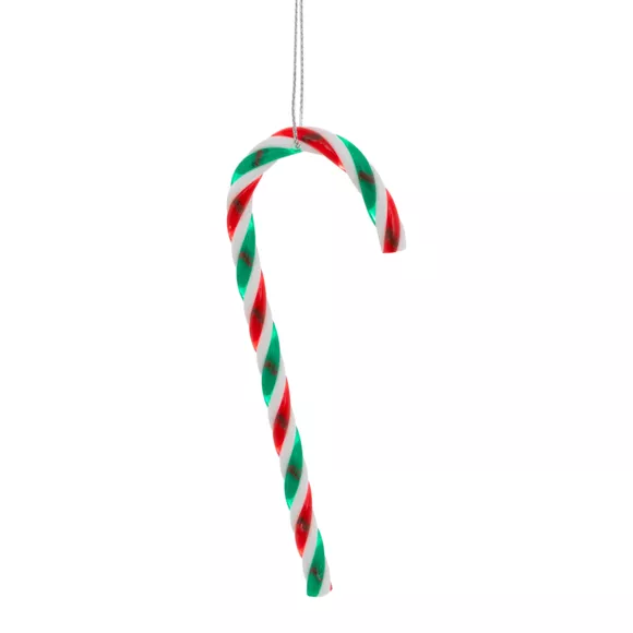SUSPENSION DE NOEL PLAST SUCRE ORGE X4 12CM