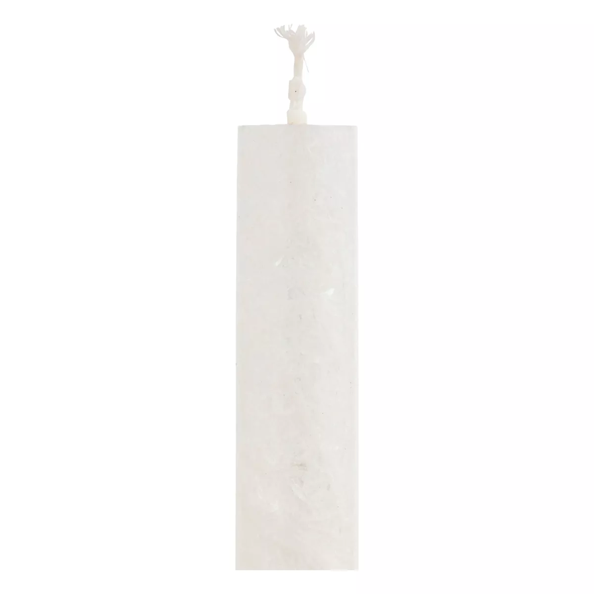 Lote de 2 velas de palo (H25cm) Chandelier Blanco esmerilado
