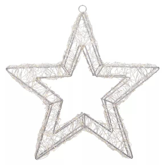 ETOILE 500LED 38CM SILVER