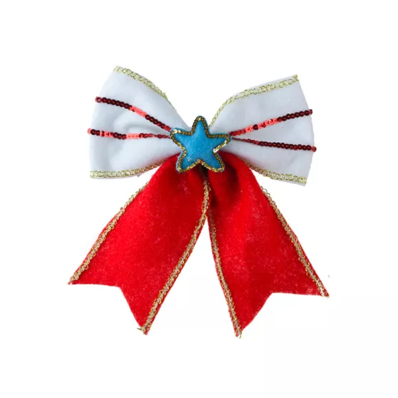 1 Noeud polyester L3-W20-H23cm assorti MOD A 