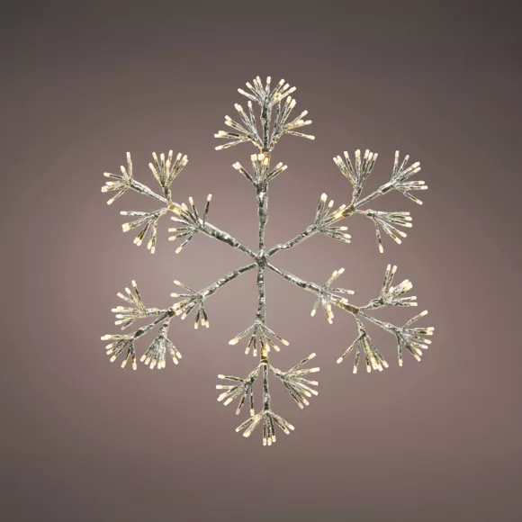 Copo de nieve luminoso Flash Blanco cálido 336 LED 2