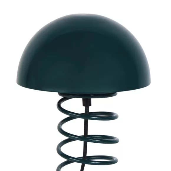 Lampe MŽtal 'Zigzag' Bleue Dim : l18xH32xP18cm