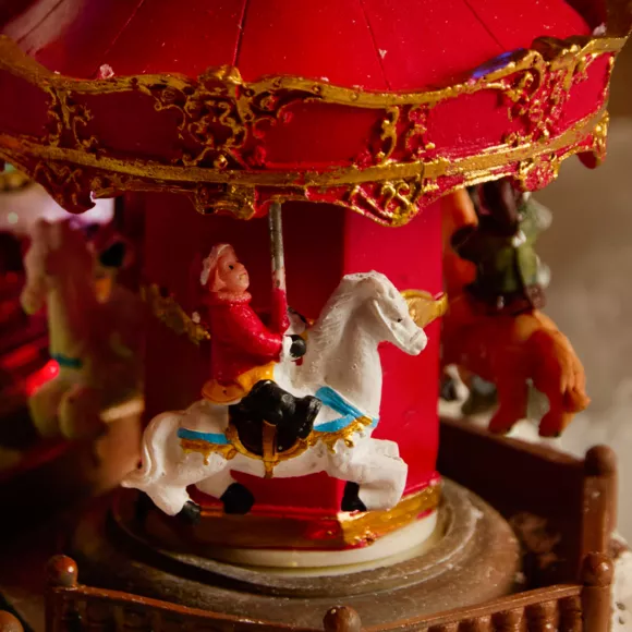 Village de Noël lumineux, animé et musical Parc d'attraction