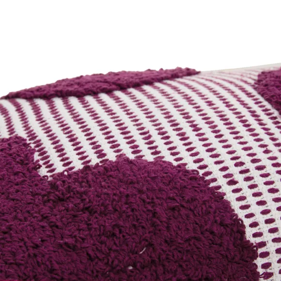 Cojín rectangular algodón (38 x 58 cm) Poppy Morado