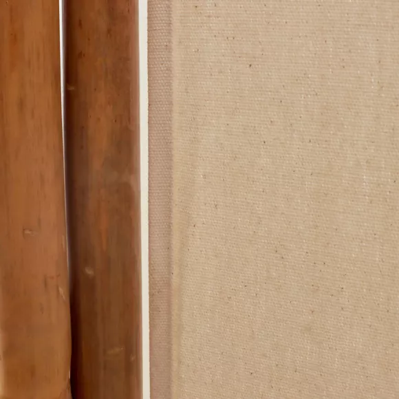 Biombo plegable de bambú de 3 paneles (135 x H170 cm) Hanói
