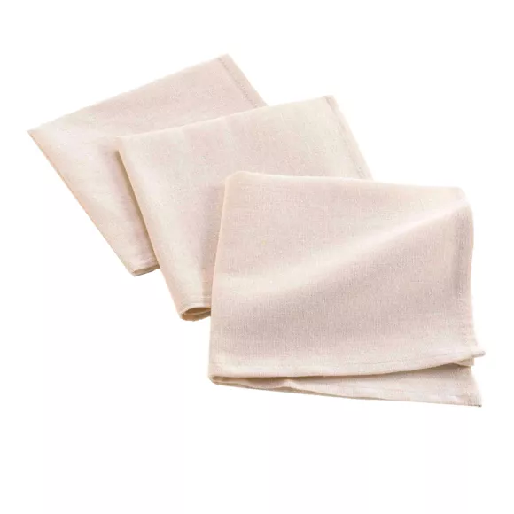 3 Serviettes de Table (40 x 40 cm) Serafine, Polycoton
