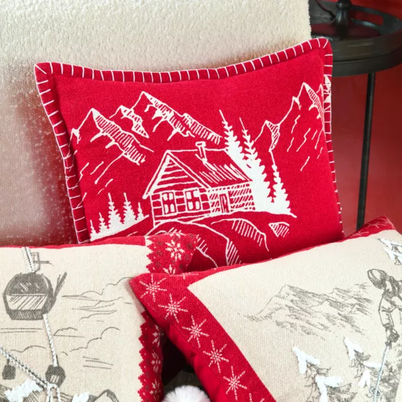 COUSSIN VILLARD ROUGE 45X45