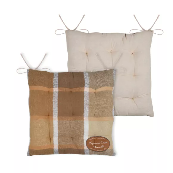 GALETTE DE CHAISE WILDFOREST CAMEL 38X38