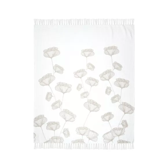 PLAID ORIANA NATUREL 125X150