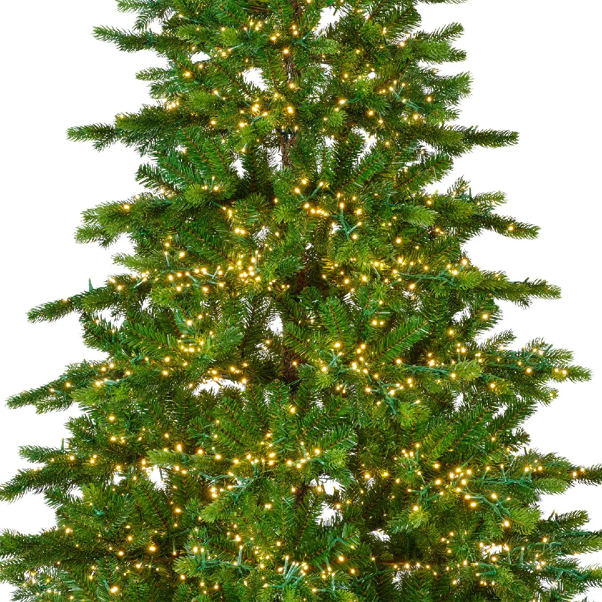 Ãrbol de Navidad artificial luminoso 4000 LED (H210 cm) Caucasia Nordmann Verde abeto