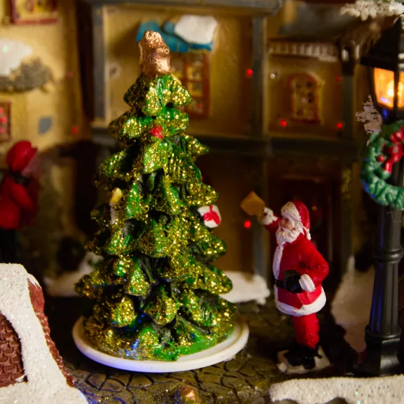 Scène de vie illuminée Lausanne city 2