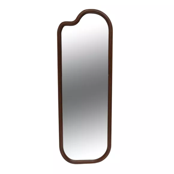 Gran espejo de pie en madera (H173 cm) Calcuta Madera oscura