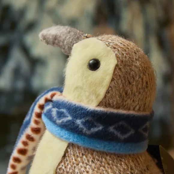 Pinguino di Natale (H26 cm) Igloo sciarpa azzurra