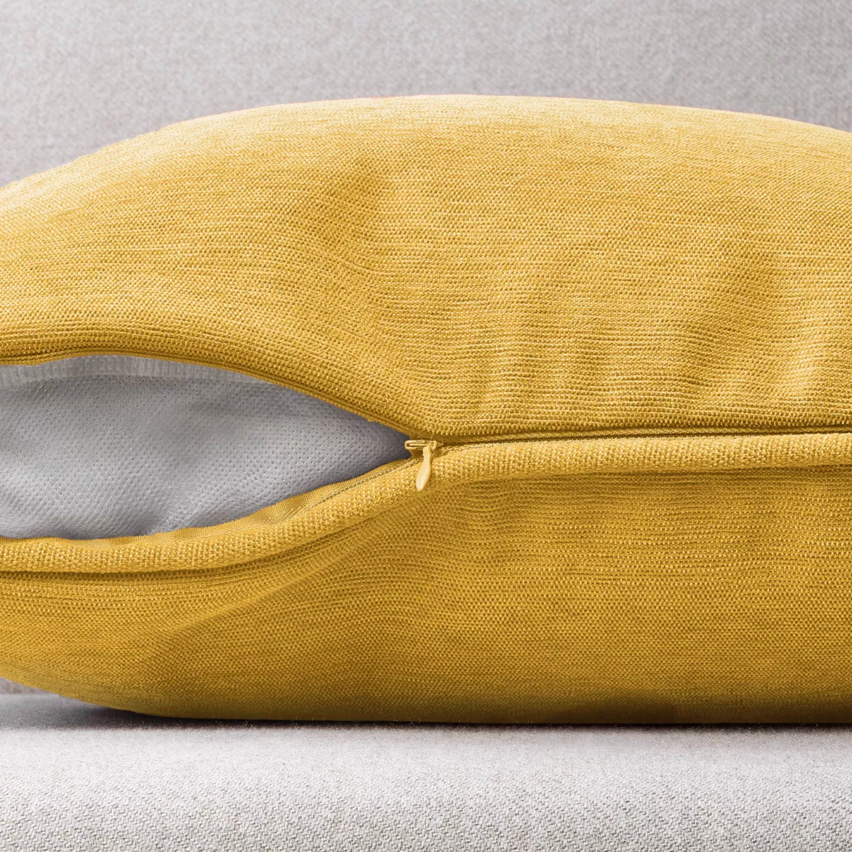 Coussin carré (50 x 50 cm) Minuit Jaune ocre