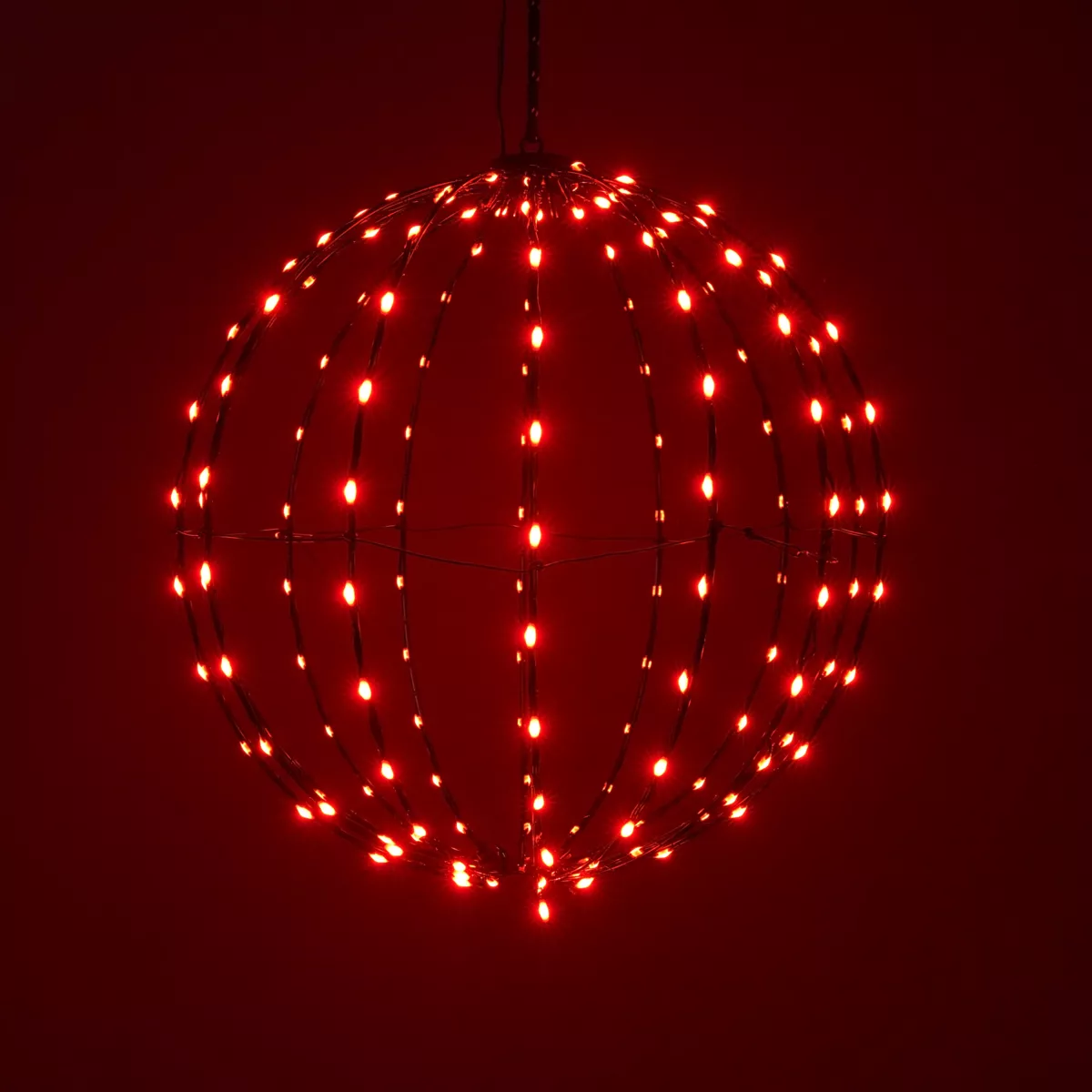 Ballon lumineux Digital 168 LED (D40 cm) Pliable Multicolore